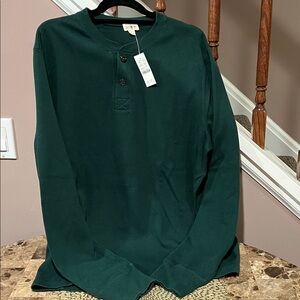 J. Crew Men’s Henley Top, L